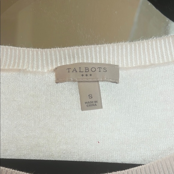 Women's White Cardigan Sweater - Picture 3 of 16